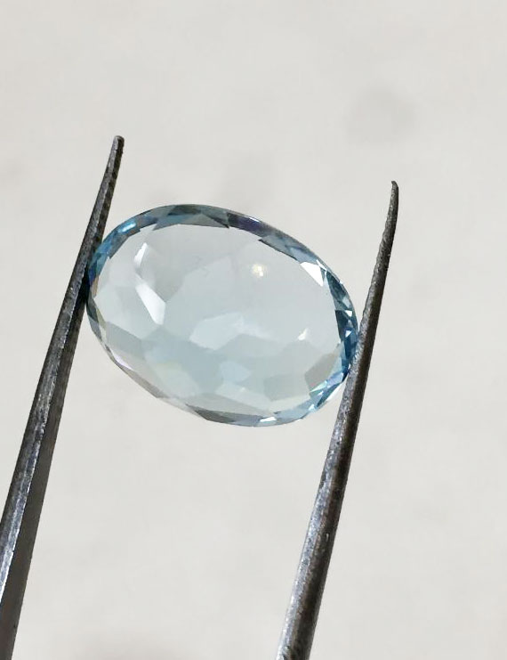11.27 Ratti (10.15 ct) Natural Blue Topaz
